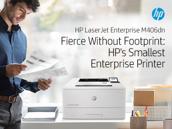 HP LaserJet Enterprise M406dn Printer (3PZ15A#B19) 