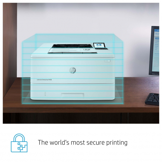 HP LaserJet Enterprise M406dn Printer (3PZ15A#B19) 