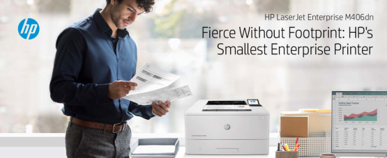 HP LaserJet Enterprise M406dn Printer (3PZ15A#B19) 