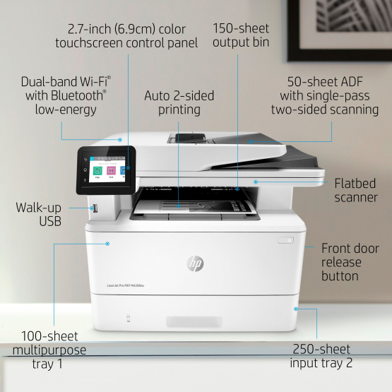 HP LaserJet Pro M428fdw Printer (W1A30A#B19) 