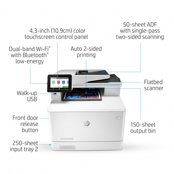 HP Color LaserJet Pro M479fnw Printer (W1A78A#B19) 