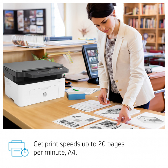 HP 135w Laser Printer (4ZB83A#B19) 