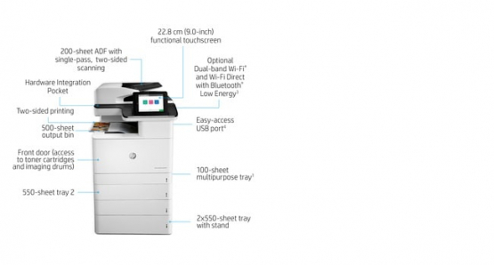 HP Color LaserJet Enterprise M776dn Printer (T3U55A#BGJ) 