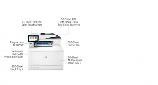 HP Color LaserJet Enterprise M480f Printer (3QA55A#B19) 
