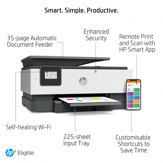 HP OfficeJet 8014e Inkjet Printer (228G0B#687) 