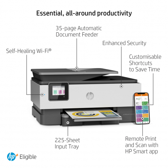 HP OfficeJet Pro 8022e Inkjet Printer (229W7B#687) 