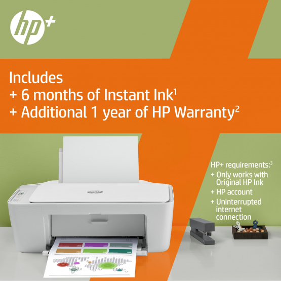 HP DeskJet HP 2710e Inkjet Printer (26K72B#687) 
