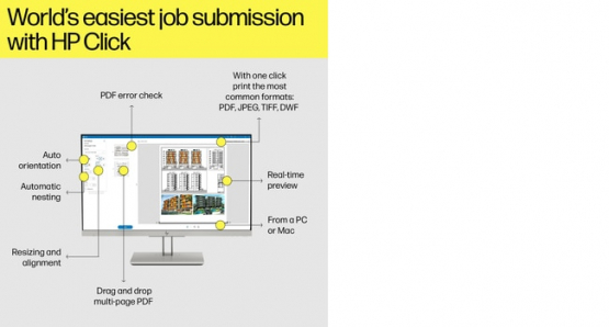 HP Designjet T1600 Large Format printer(3EK11F#B19) 