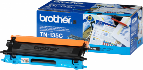 Brother TN135C Cyan Toner Cartridge (TN135C) 