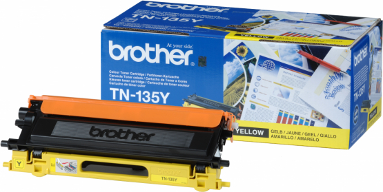 Brother TN135Y Yellow Toner Cartridge (TN135Y) 