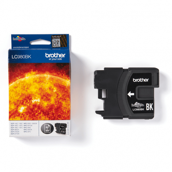 Brother LC-980BK Black Ink Cartridge (LC980BK) 