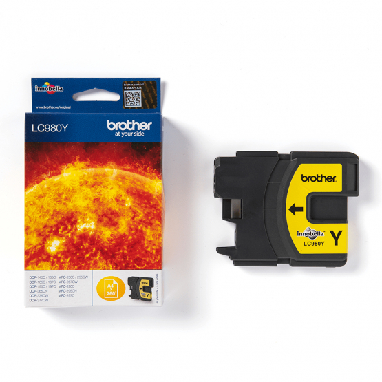 Brother LC-980Y Yellow Ink Cartridge (LC980Y) 