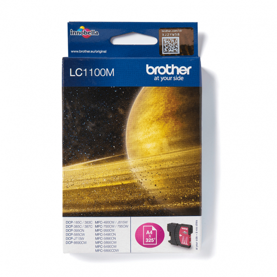 Brother LC-1100M Magenta Ink Cartridge (LC1100M) 