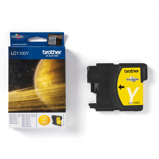 Brother LC-1100Y Yellow Ink Cartridge (LC1100Y) 