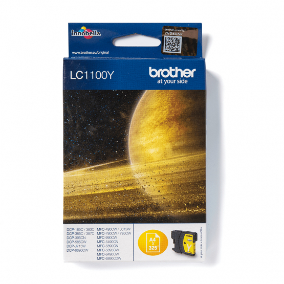 Brother LC-1100Y Yellow Ink Cartridge (LC1100Y) 