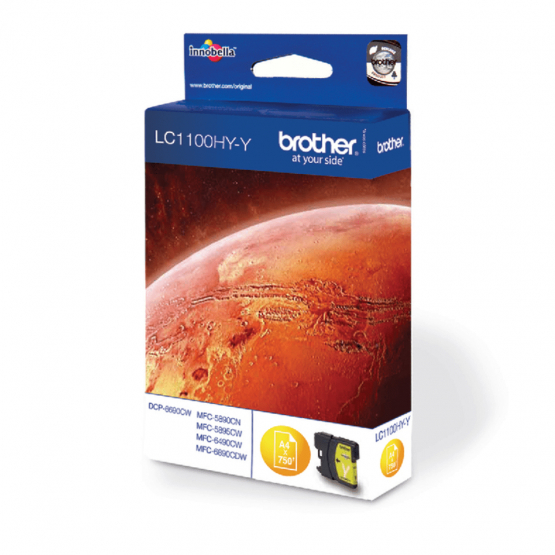 Brother LC-1100HYY Yellow Ink Cartridge (LC1100HYY) 