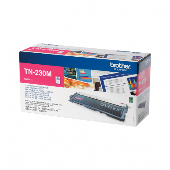 Brother TN-230M Magenta Toner Cartridge (TN230M) 