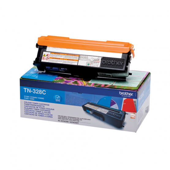 Brother TN-328C Cyan Toner Cartridge (TN328C) 