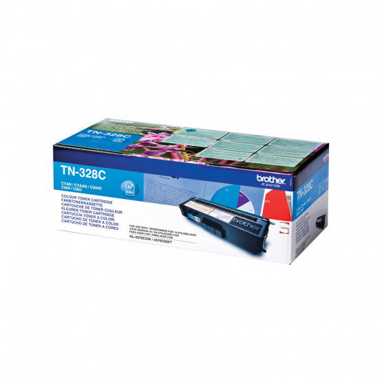 Brother TN-328C Cyan Toner Cartridge (TN328C) 