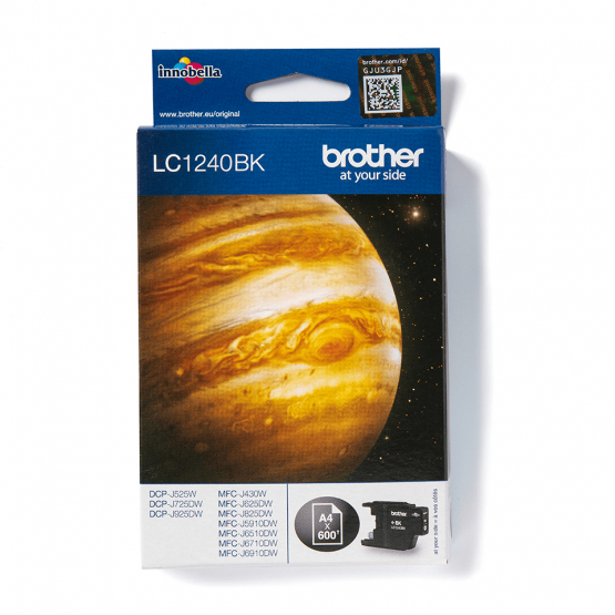 Brother LC-1240BK Black Ink Cartridge (LC1240BK) 