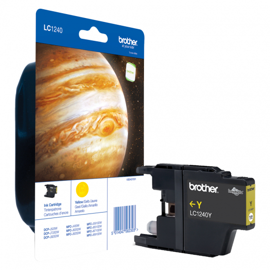 Brother LC-1240Y Yellow Ink Cartridge (LC1240Y) 