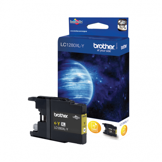 Brother LC1280XLY Yellow Ink Cartridge - High Capacity (LC1280XLY) 