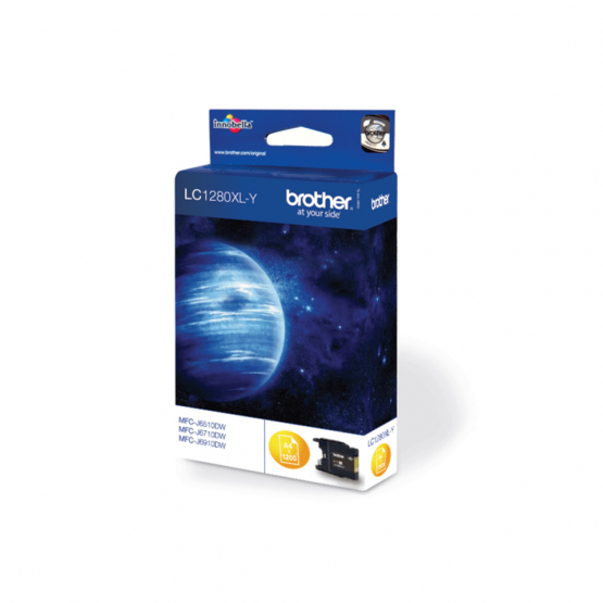 Brother LC1280XLY Yellow Ink Cartridge - High Capacity (LC1280XLY) 