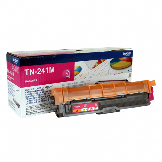 Brother TN-241M Magenta Toner Cartridge (TN241M) 