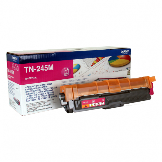 Brother TN-245M Magenta Toner Cartridge (TN245M) 