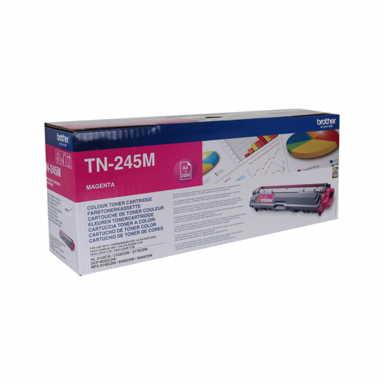 Brother TN-245M Magenta Toner Cartridge (TN245M) 