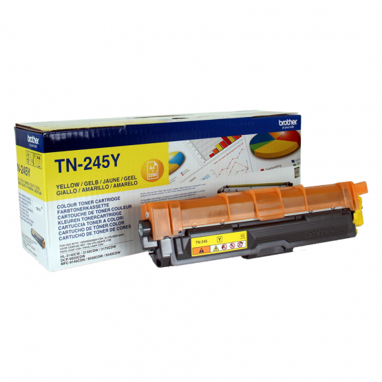 Brother TN-245Y Yellow Toner Cartridge (TN245Y) 
