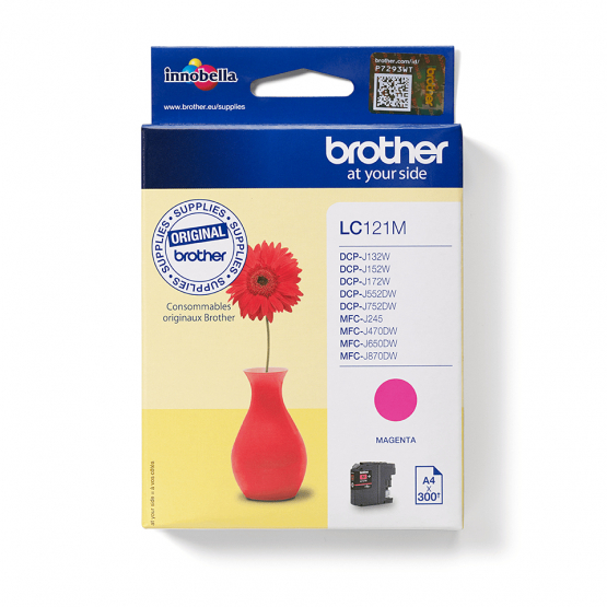 Brother LC-121M Magenta Ink Cartridge (LC121M) 