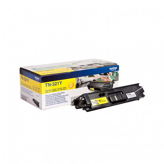 Brother TN-321Y Yellow Toner Cartridge (TN321Y) 