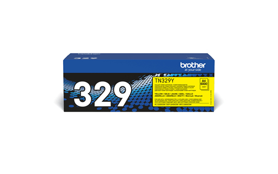Brother TN-329Y Yellow Toner Cartridge (TN329Y) 