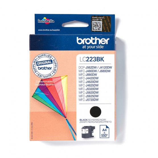 Brother LC-223BK Black Ink Cartridge (LC223BK) 