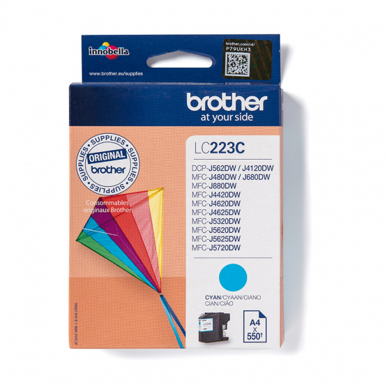 Brother LC-223C Cyan Ink Cartridge (LC223C) 