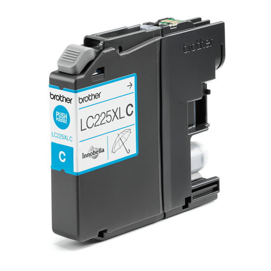 Brother LC-225XLC Cyan Ink Cartridge - High Capacity (LC225XLC) 