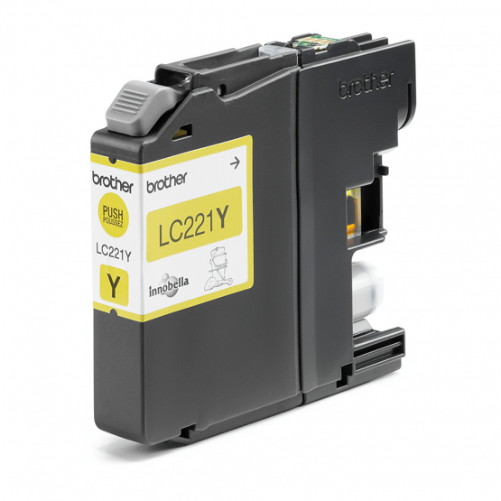 Brother LC-221Y Yellow Ink Cartridge (LC221Y) 