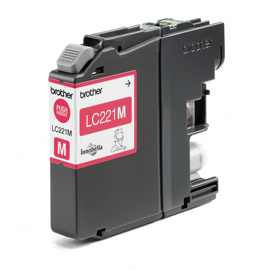 Brother LC-221M Magenta Ink Cartridge (LC221M) 