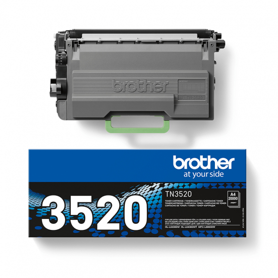 Brother TN-3520 Black Toner Cartridge (TN3520) 