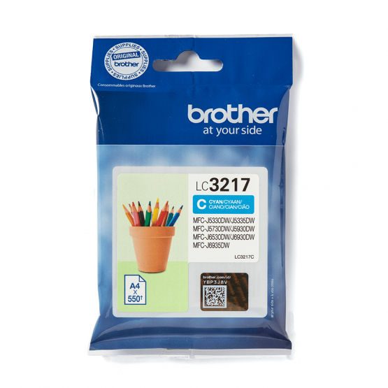 Brother LC-3217C Cyan Ink Cartridge (LC3217C) 