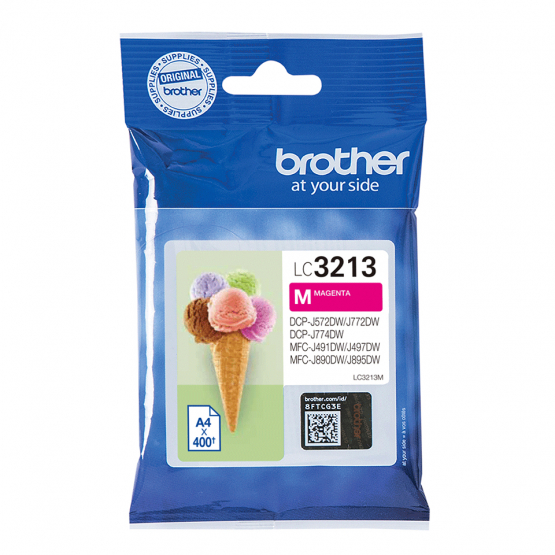 Brother LC-3213M Magenta Ink Cartridge - High Capacity (LC3213M) 