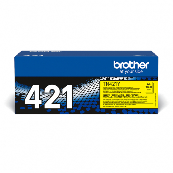 Brother TN-421Y Yellow Toner Cartridge (TN421Y) 