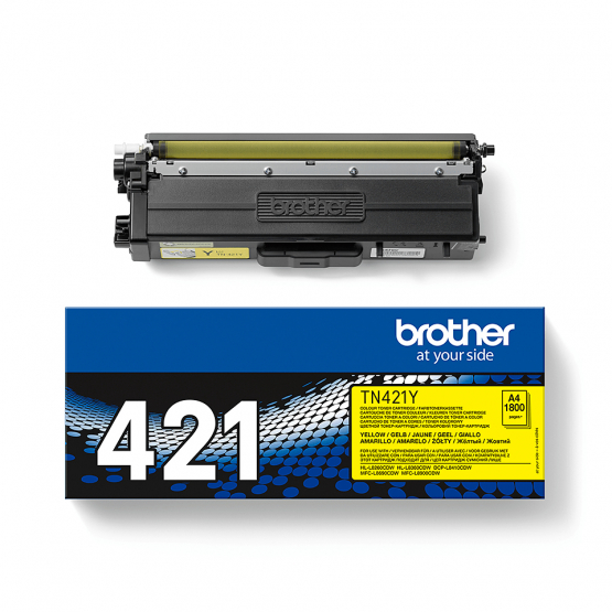 Brother TN-421Y Yellow Toner Cartridge (TN421Y) 