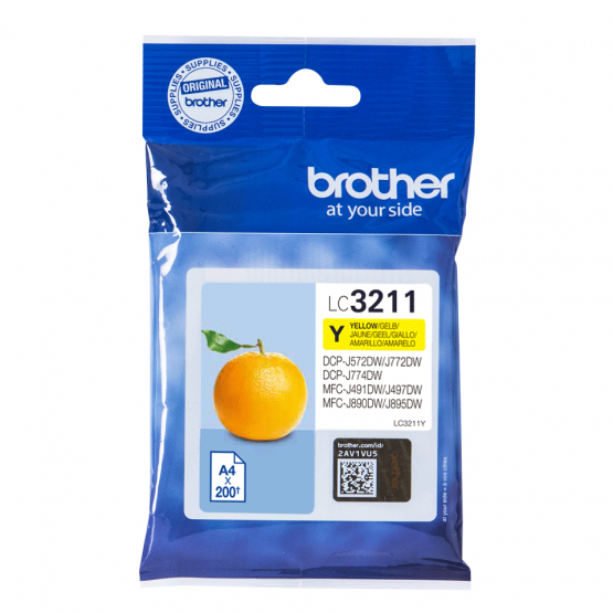 Brother LC-3211Y Yellow Ink Cartridge (LC3211Y) 