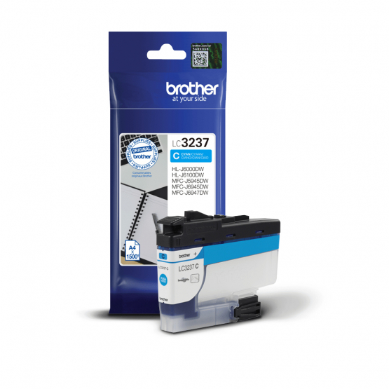 Brother LC-3237C Cyan Ink Cartridge (LC3237C) 
