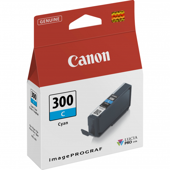 Canon PFI-300C Cyan Ink Cartridge (4194C001) 