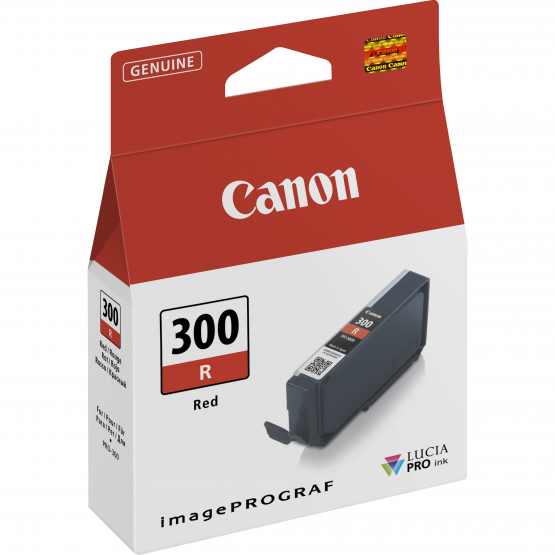Canon PFI-300R Red Ink Cartridge(4199C001) 