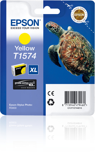 Epson T157 (Turtle) Yellow Ink Cartridge (C13T15744010) 