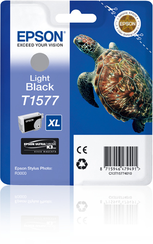 Epson T157 (Turtle) Light Black Ink Cartridge (C13T15774010) 